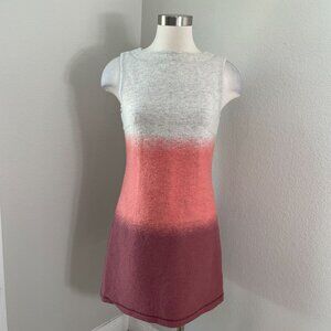 NEW Anthropologie Hoss Intropia Womens XS Sienna Wool Ombre Dress Sleeveless